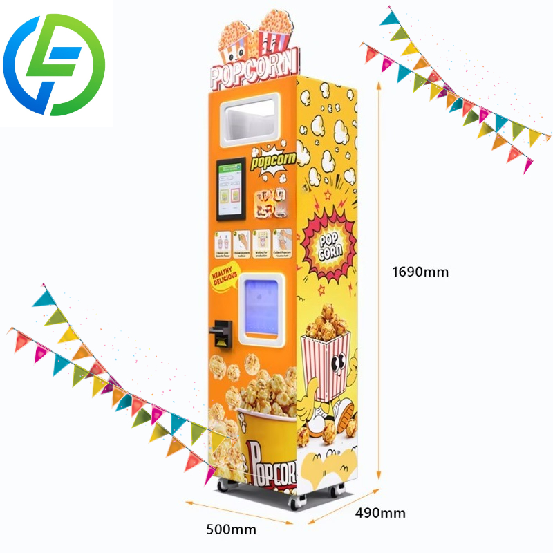 Popcorn - Customized 24/7 Operation Popcorn Vending Machine
