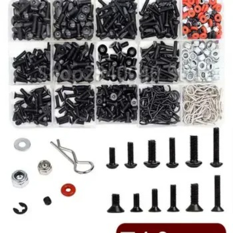 Nuts Mix - 500pcs Universal RC Screw Kit Screws