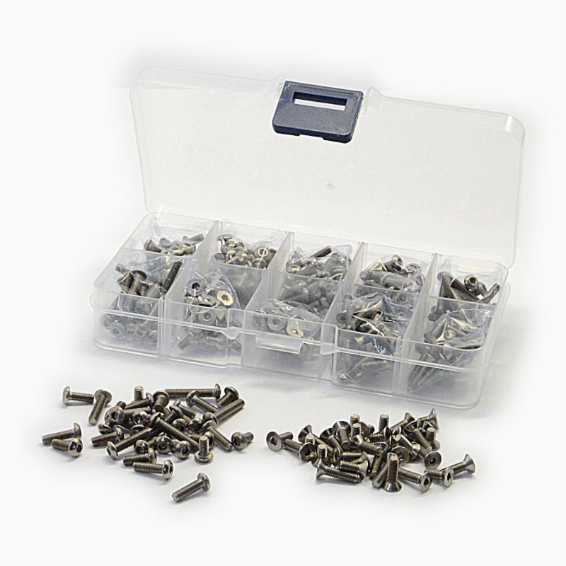 Nuts Mix - M3 Titanium Screw Assorted Set with