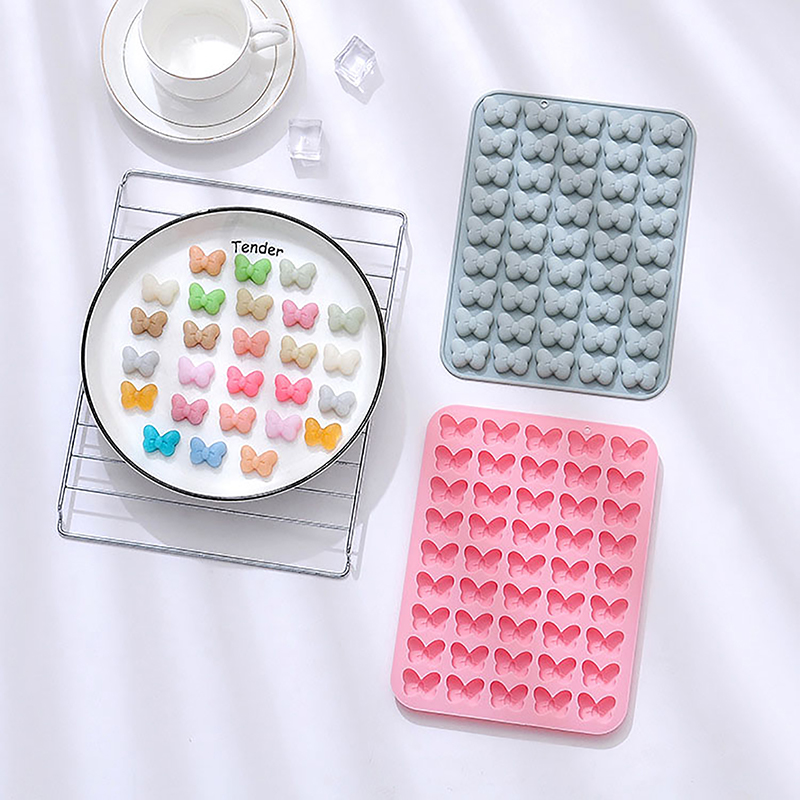 Gummy Candy - 1Pc 45-cavity Bow Gummy Candy Molds