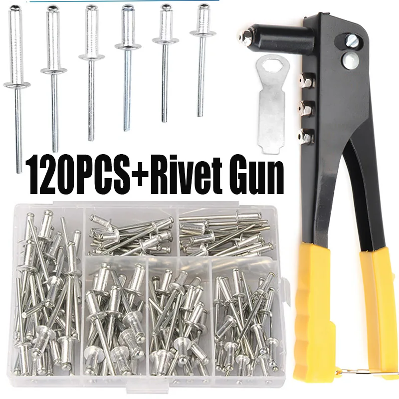 120Pcs Rivets / Heavy Duty Riv - Nuts Mix 评论和价格
