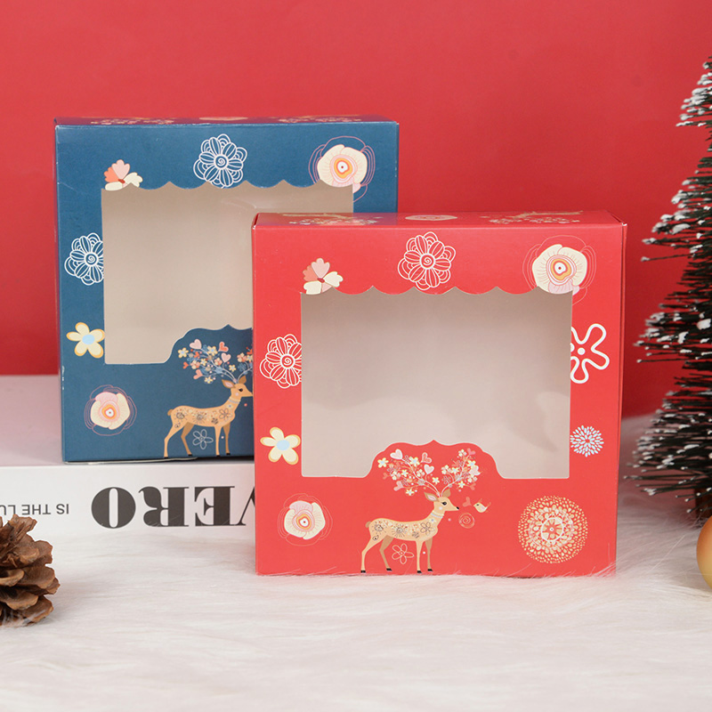 10/5Pcs Christmas Cookie Box w - Chocolate Snack 评论和价格