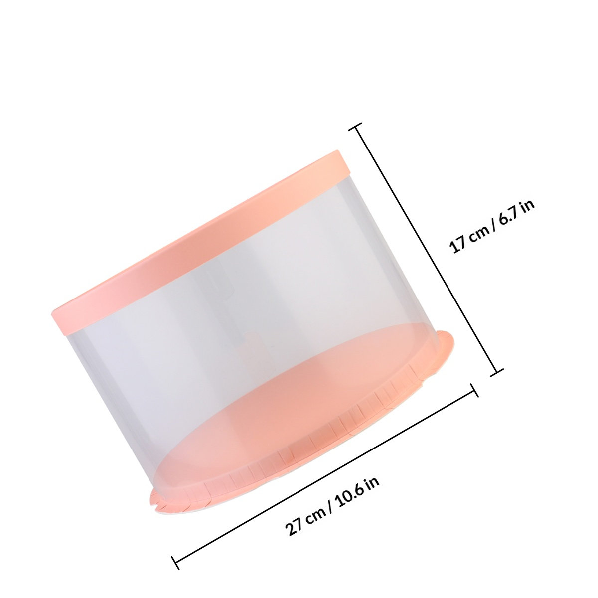 1Pcs Cake Box Paper Lid Plasti - Cookies Pack 评论和价格