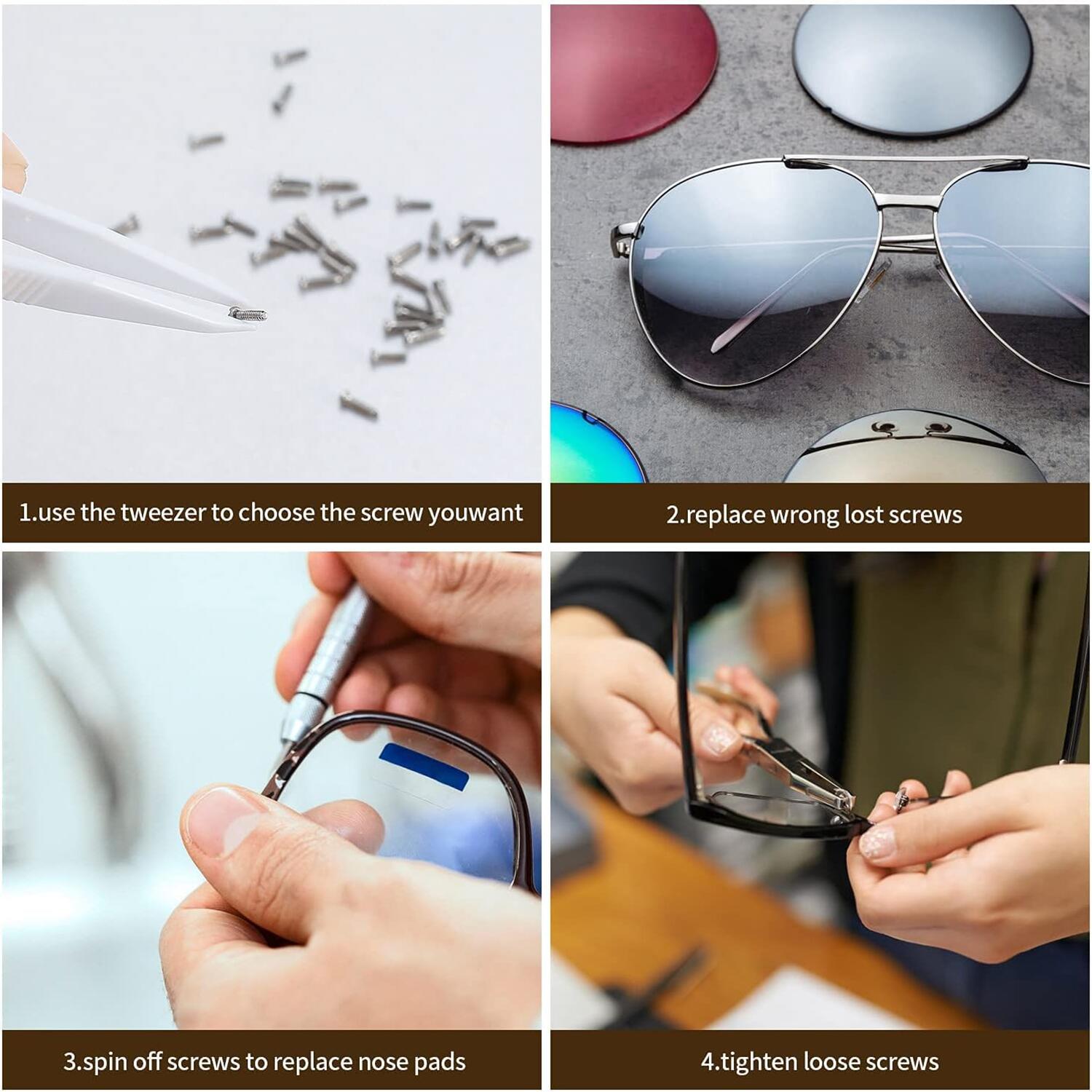 500 Pcs Eyeglasses Sunglass Re - Nuts Mix 评论和价格