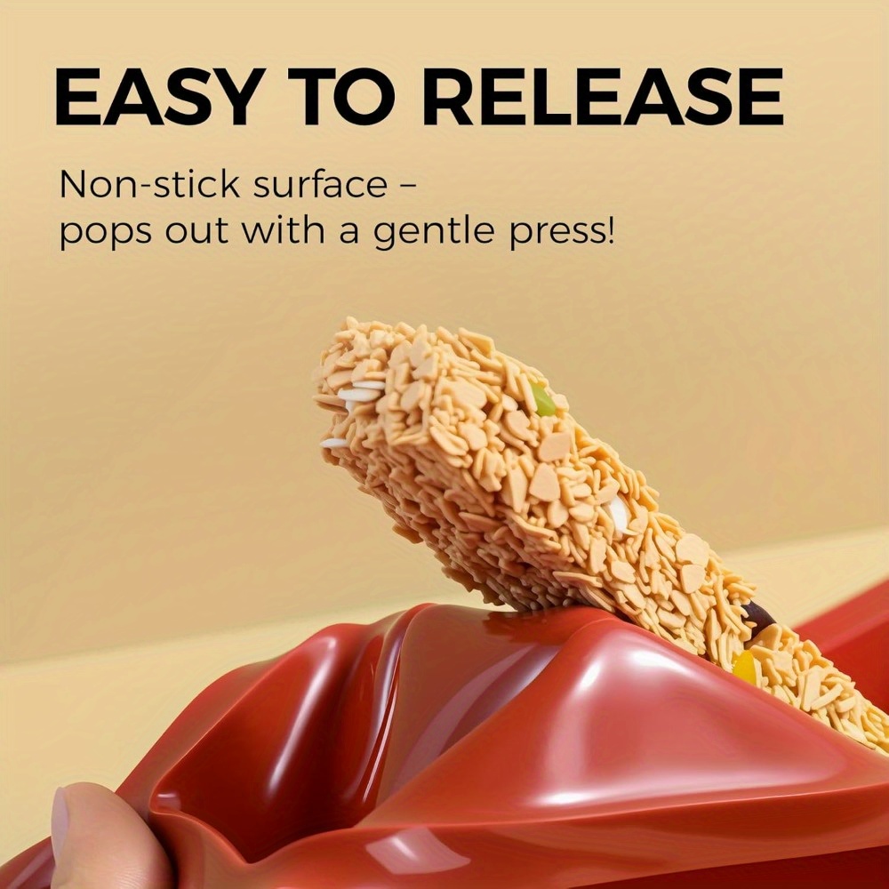 1pc 8-Cavity Silicone Granola  - Protein Bar 评论和价格