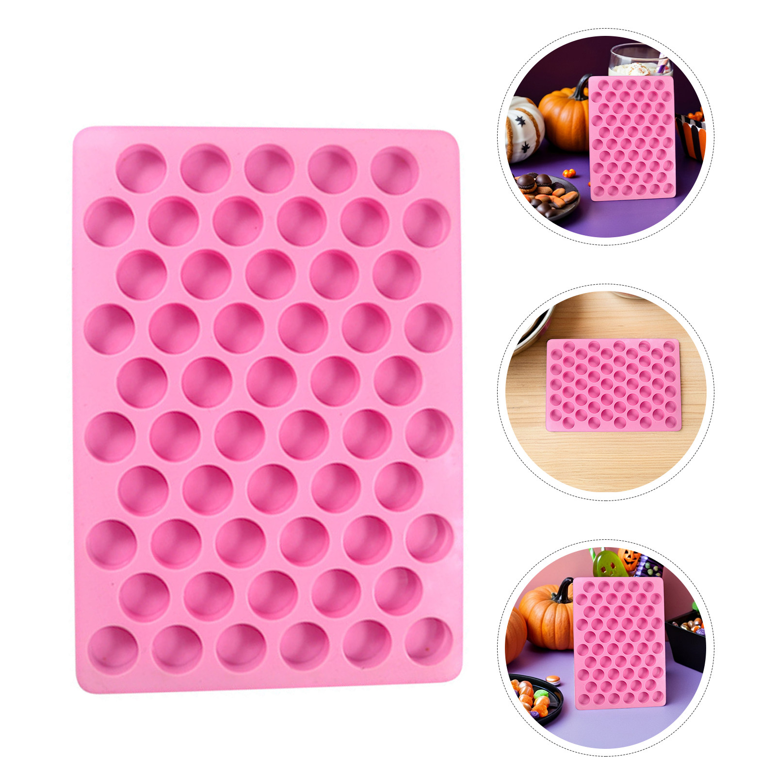 2Pcs Silicone Circle Molds Dia - Gummy Candy 评论和价格