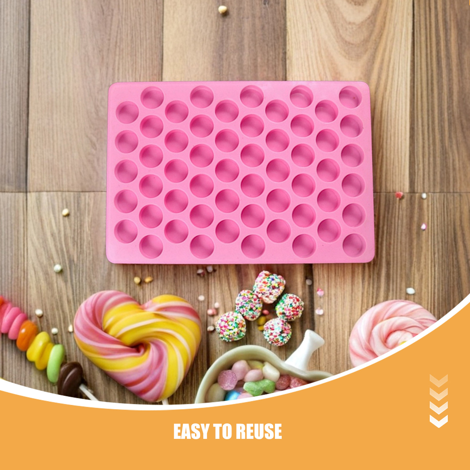 2Pcs Silicone Circle Molds Dia - Gummy Candy 评论和价格