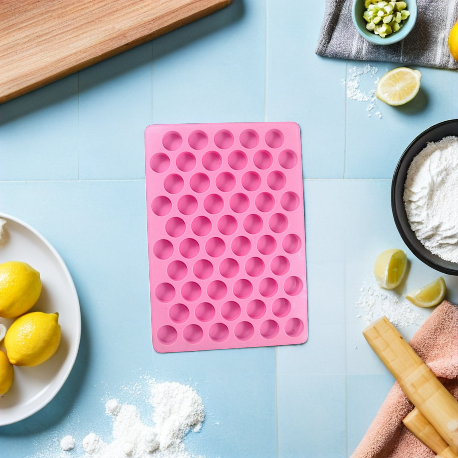 2Pcs Silicone Circle Molds Dia - Gummy Candy 评论和价格