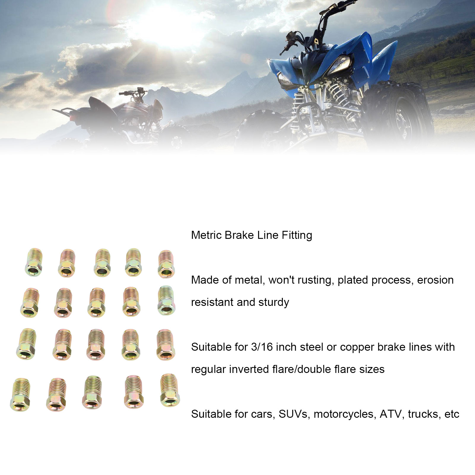Brake Line Fittings Assortment - Nuts Mix 评论和价格