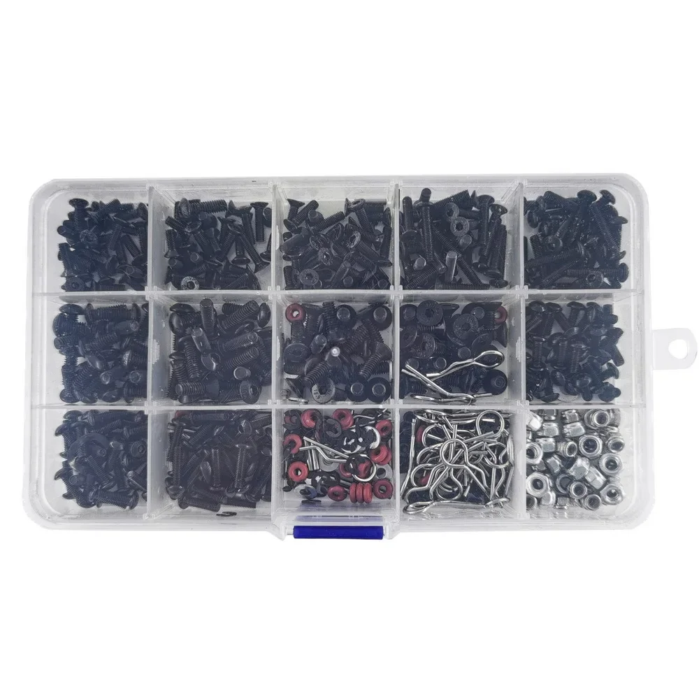 500pcs Universal RC Screw Kit  - Nuts Mix 评论和价格