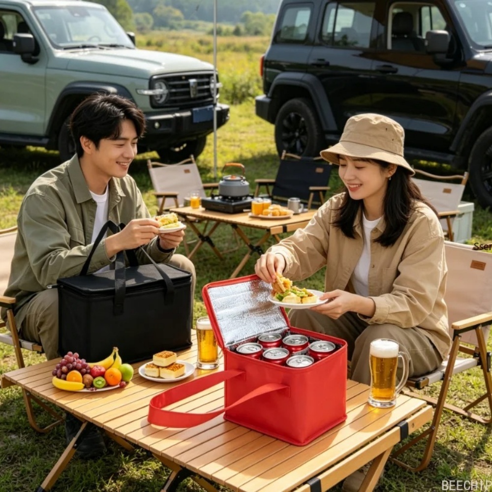 Portable Lunch Cooler Bag Fold - Food Snacks Delivery 评论和价格