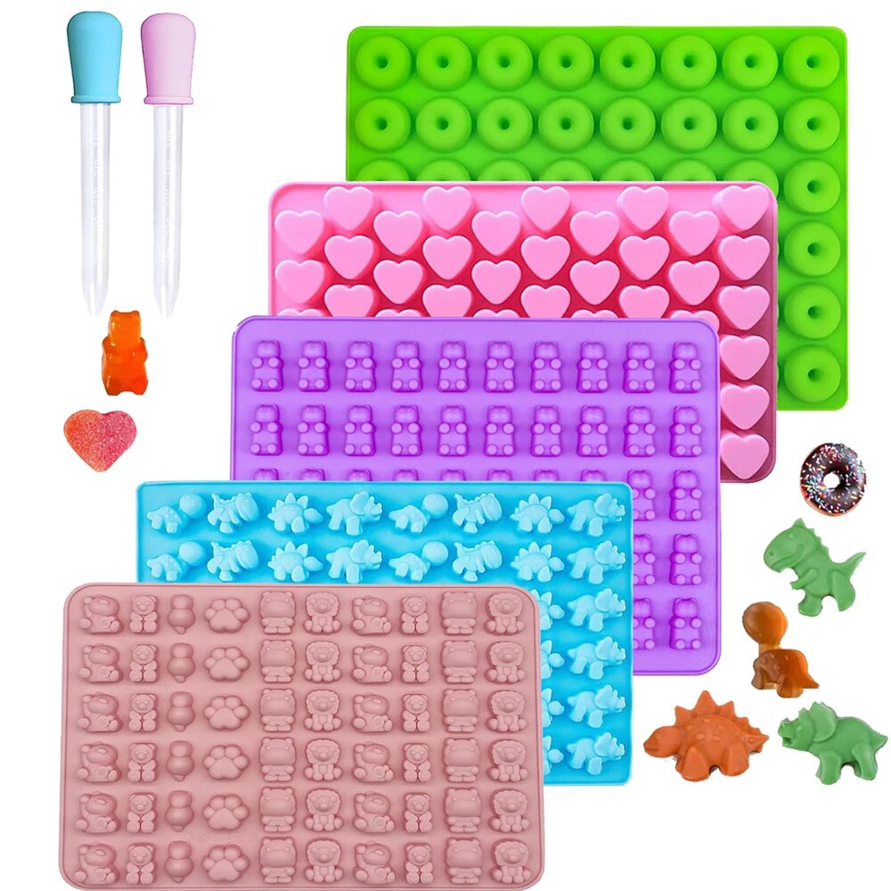 Gummy Bear Molds Silicone Mini - Gummy Candy 评论和价格