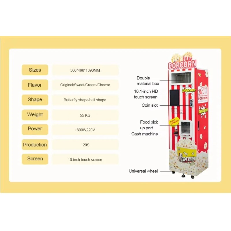 Customized New Automatic Popco - Popcorn 评论和价格