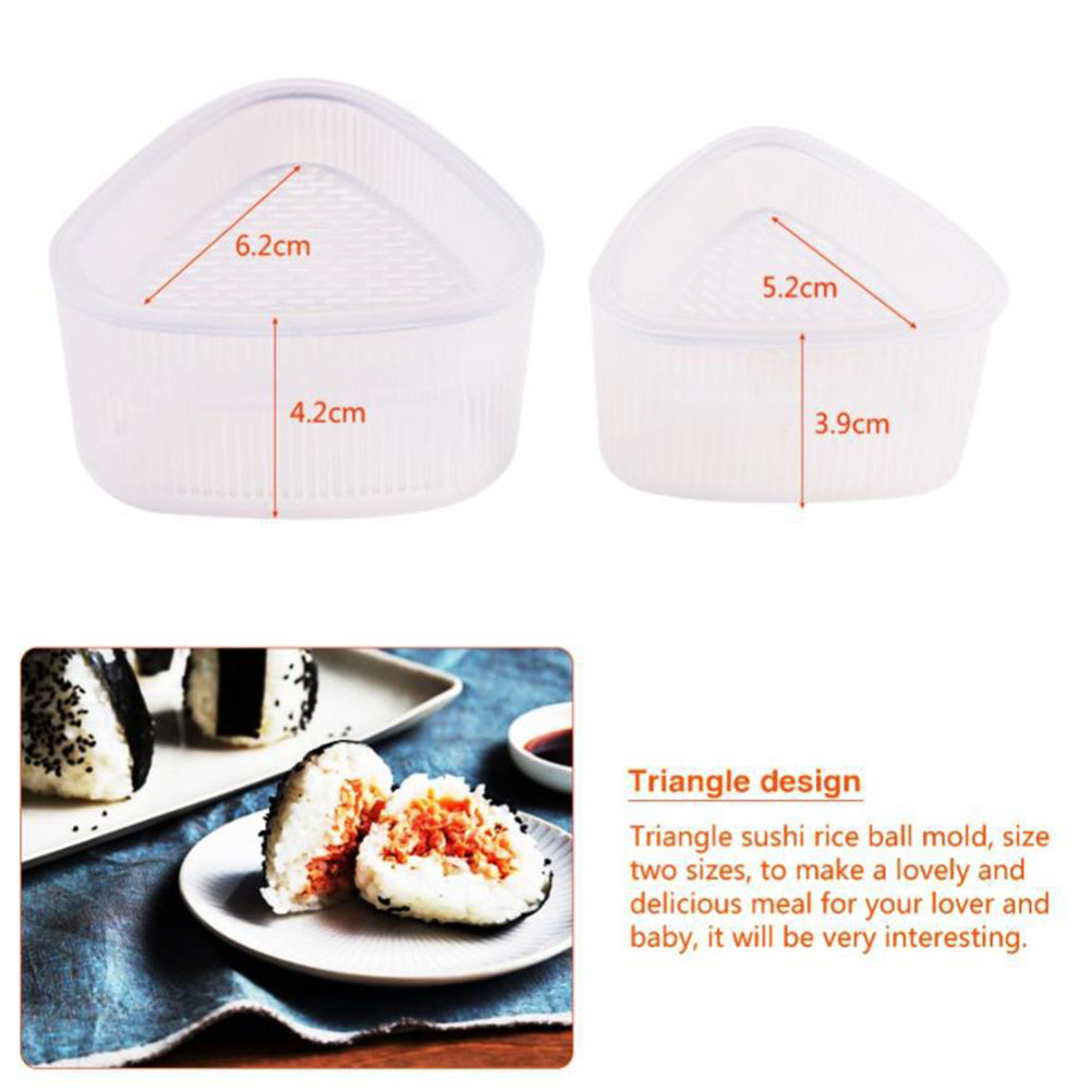 2Pcs Triangle Rice Mold Set Fo - Seaweed Snack 评论和价格