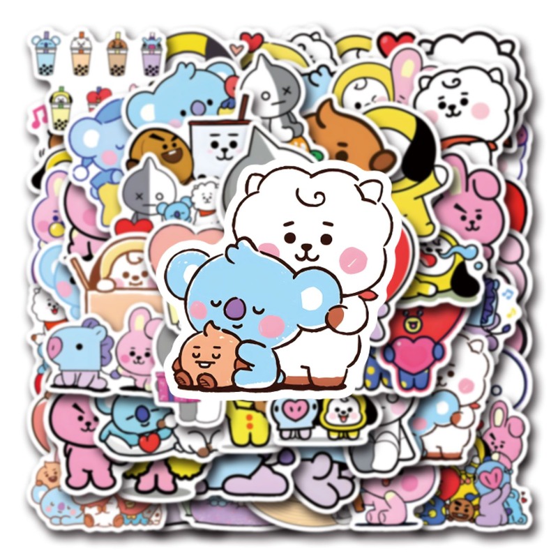 100/200PCS BT21 Chimmy Cooky k - Cookies Pack 评论和价格