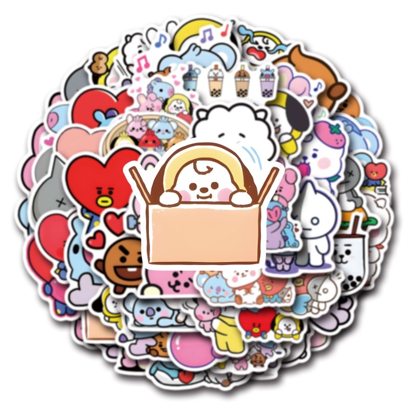 100/200PCS BT21 Chimmy Cooky k - Cookies Pack 评论和价格