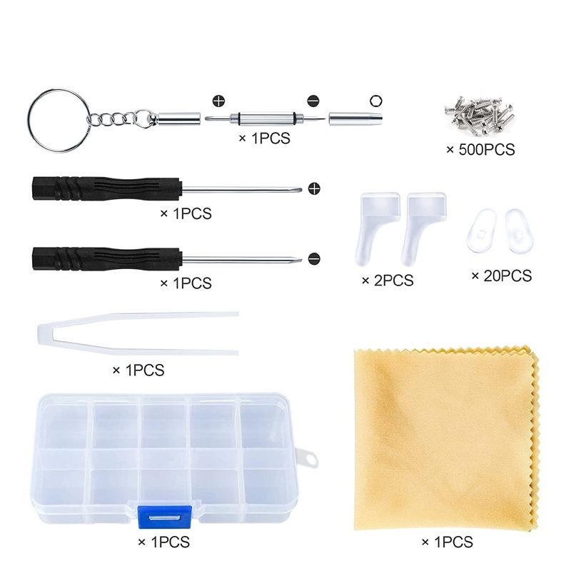 New·500Pcs/set Eyeglasses Sung - Nuts Mix 评论和价格