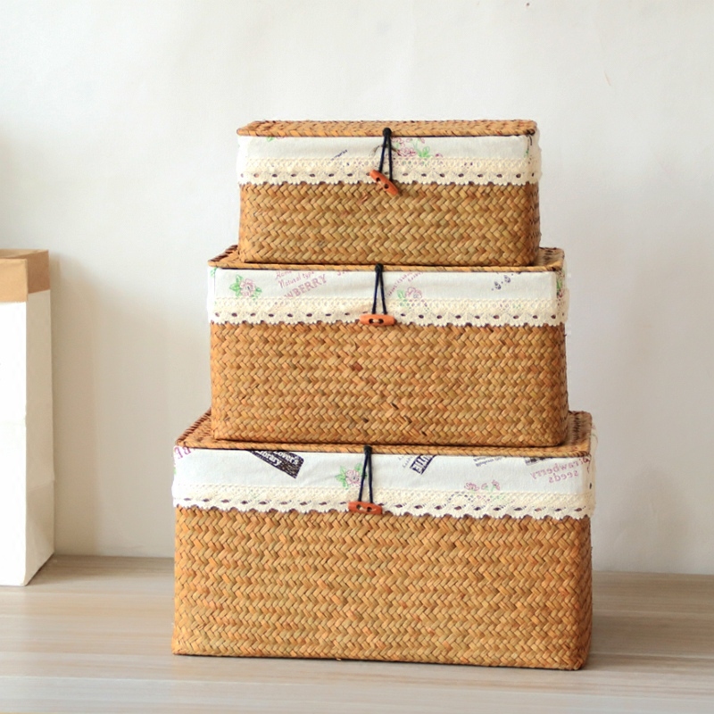 Seaweed Woven Box Grass Basket - Seaweed Snack 评论和价格