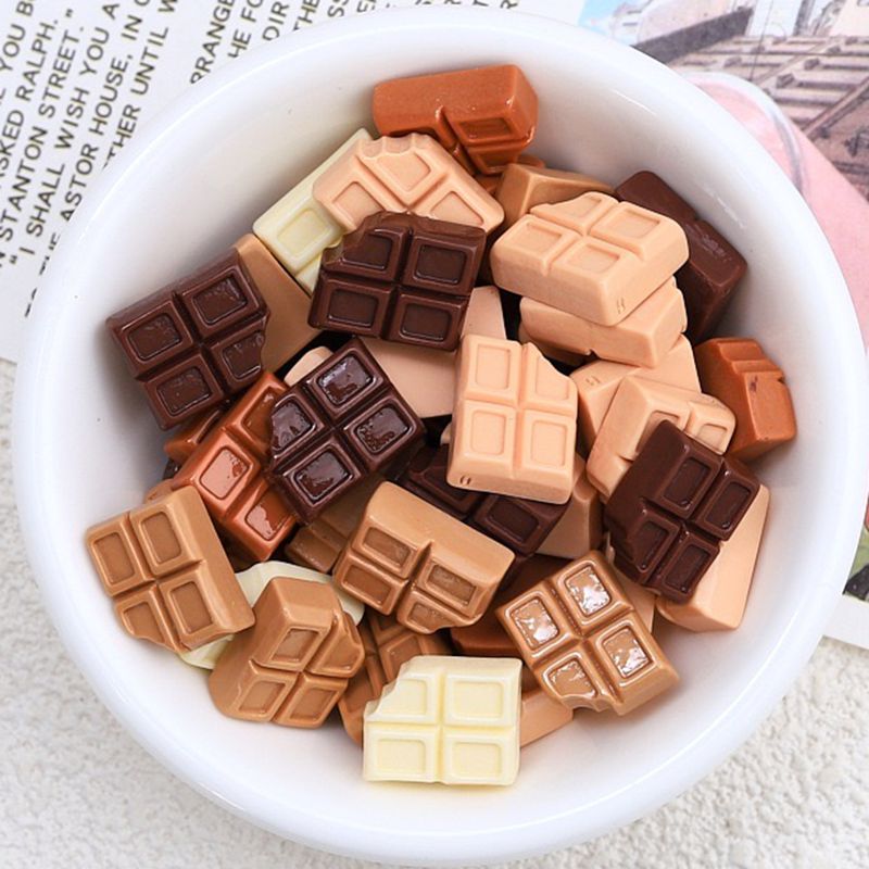 30Pcs New Cute Resin Cartoon S - Chocolate Snack 评论和价格
