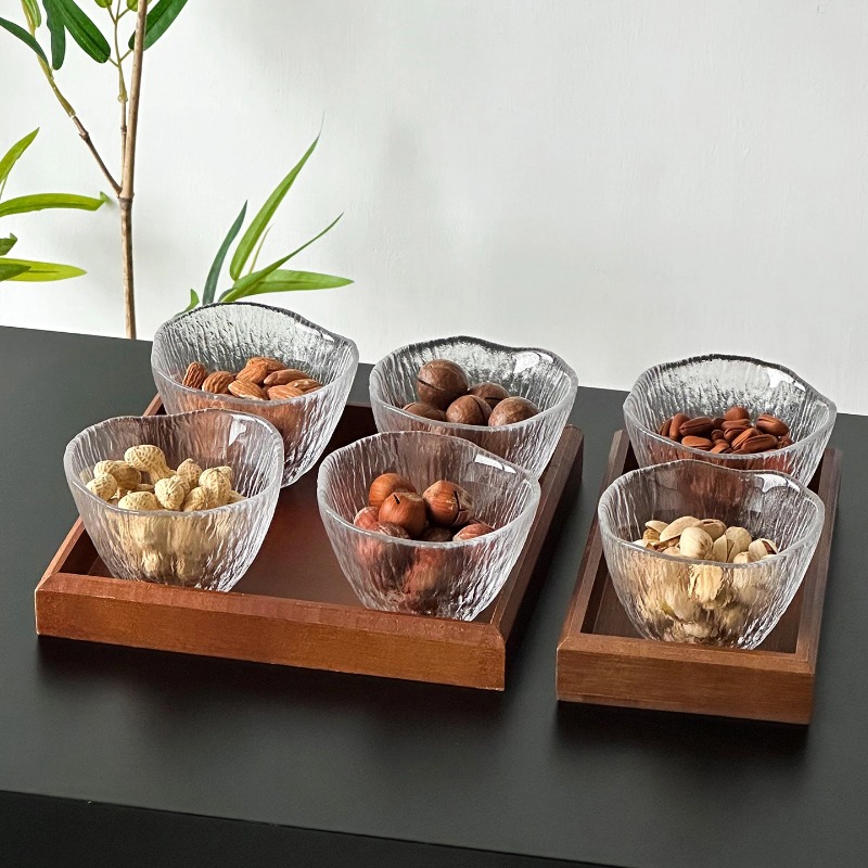 Clear Glass Cups Divided Nut T - Dried Fruit 评论和价格