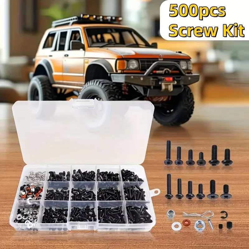 520pcs Universal RC Screw Kit  - Nuts Mix 评论和价格