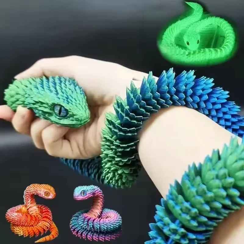 3D Printed Snake Movable Joint - Gummy Candy 评论和价格