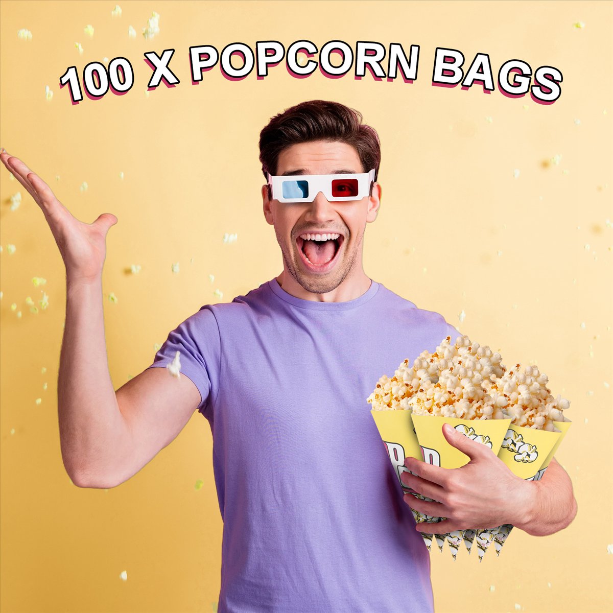 [Promotions]100X popcorn bags  - Popcorn 评论和价格