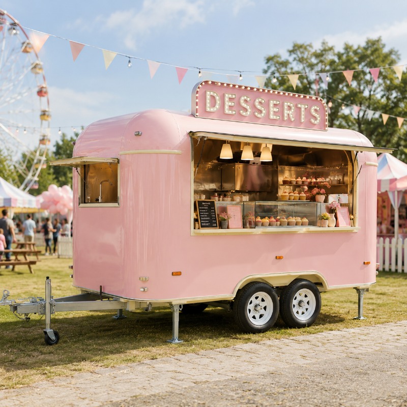 Food Truck Trailer Street Cate - Food Snacks Catering 评论和价格