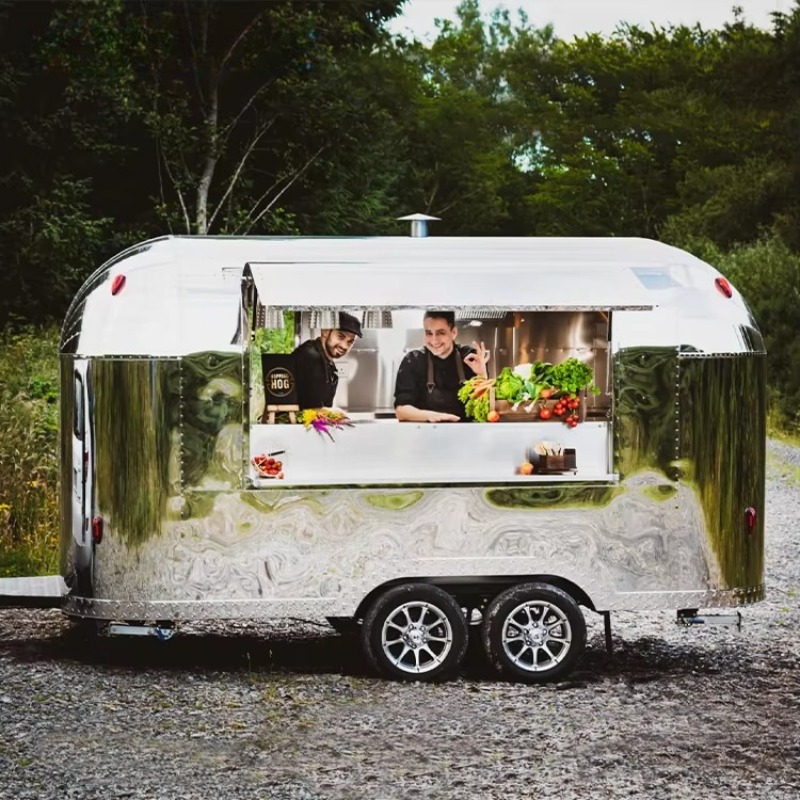 Food Truck Trailer Mobile Ice  - Popcorn 评论和价格