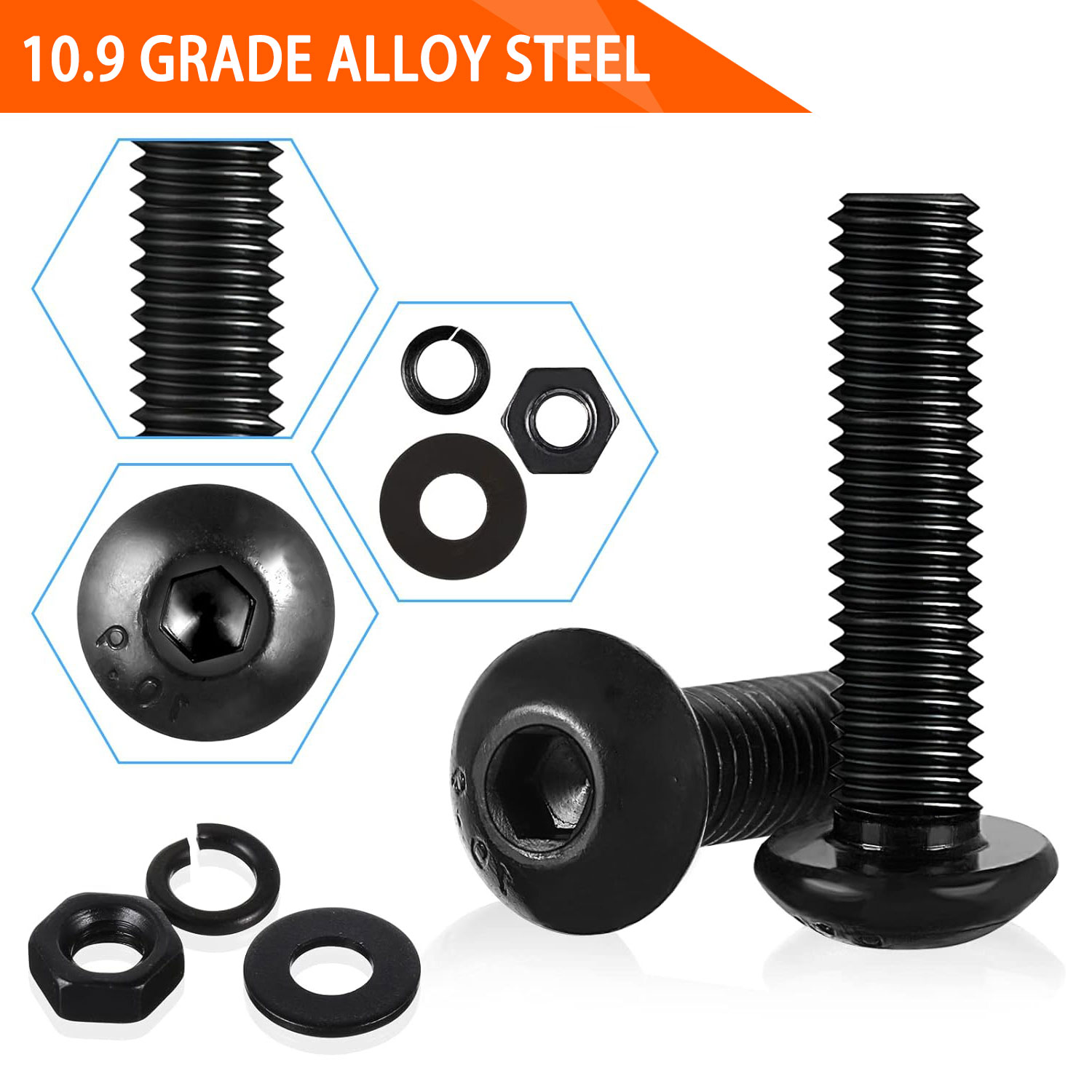 1705PCS Hex Button Head Screw  - Nuts Mix 评论和价格
