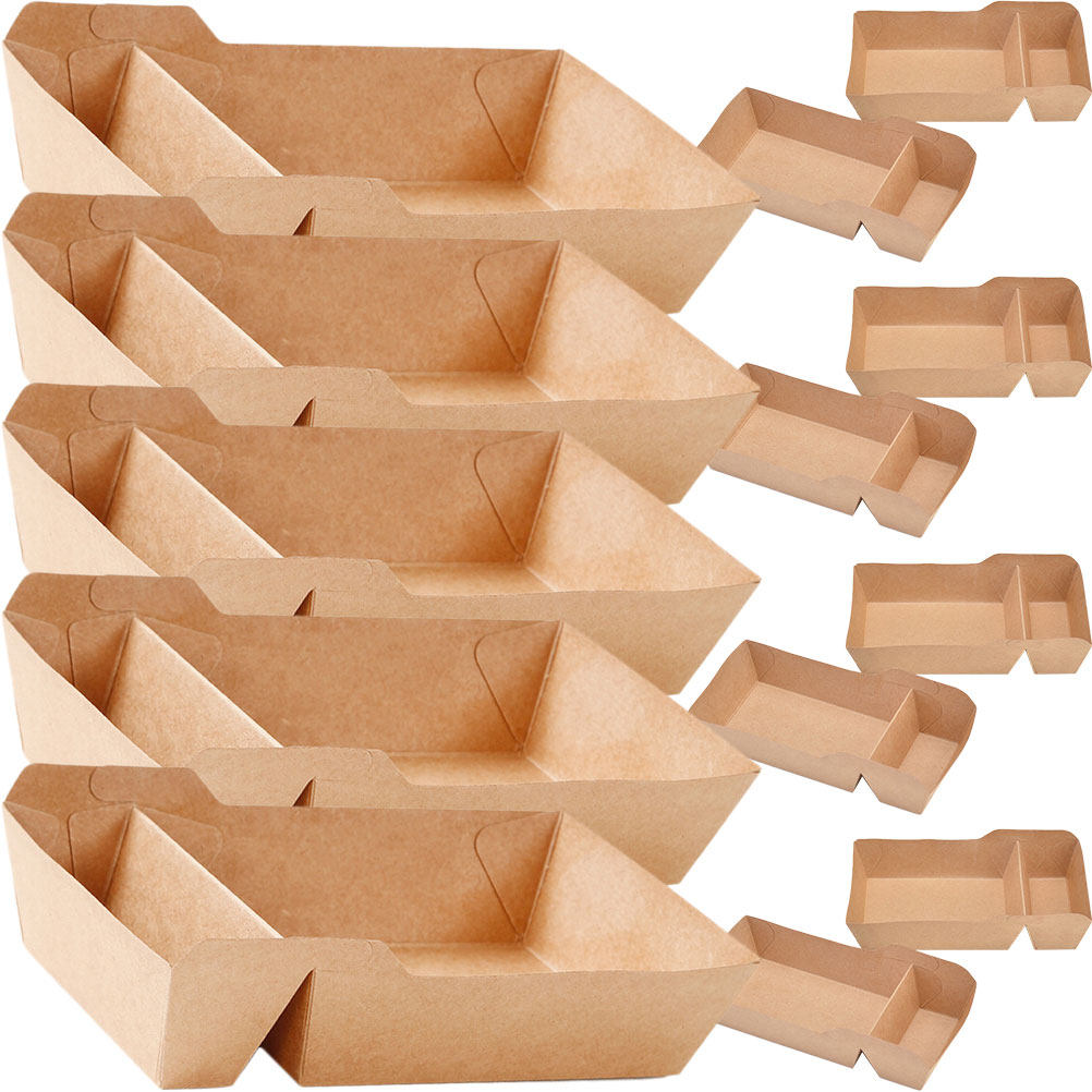 50Pcs Paper Food Box Eco Frien - Chocolate Snack 评论和价格