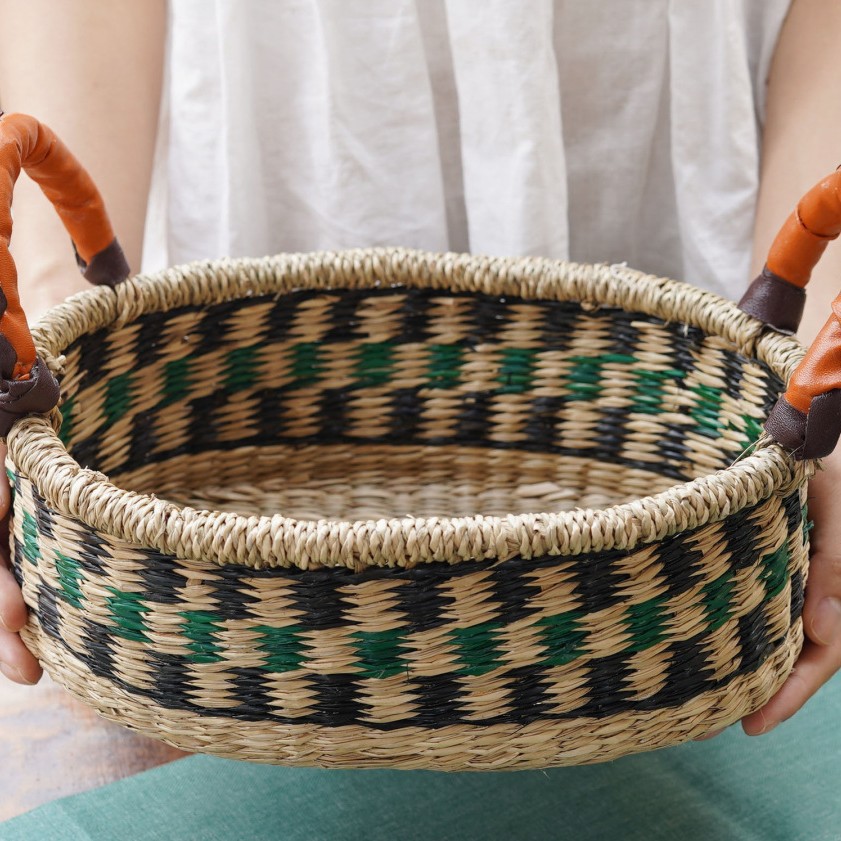 Seaweed woven storage basket C - Seaweed Snack 评论和价格