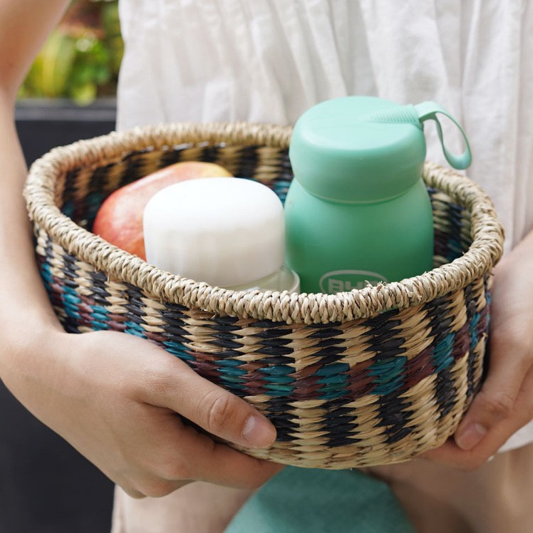 Seaweed woven storage basket C - Seaweed Snack 评论和价格